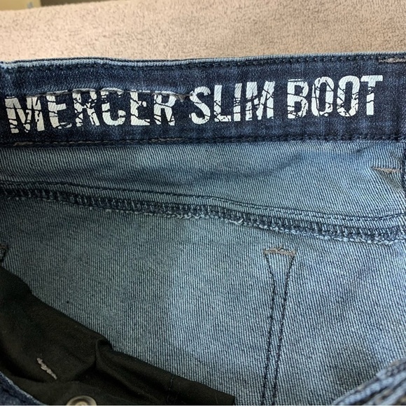 dkny Jeans Mercer Minimalist Dark Wash Stretchy Denim Slim Boot Jeans 8 - Picture 9 of 12